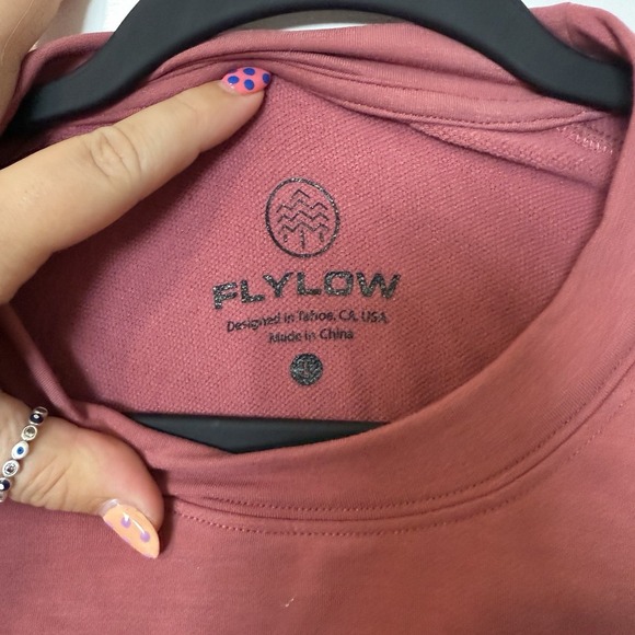 NEW Flylow Donner Crew Men's Shirt Men's Size Large Red Garnet Sweatshirt $125 - Picture 5 of 7